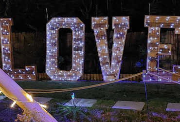 LOVE Light Up Letters